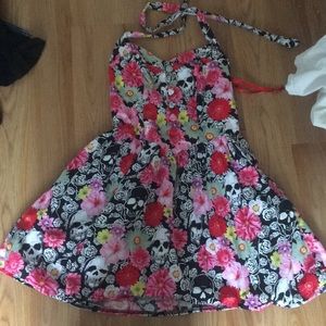 Halter skater dress